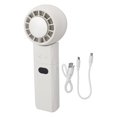thumbnail image 2 of Small Air Conditioner Fan, Portable Handheld Fan 3 Speed Wind Foldable  for Outdoor for Home White,Grayish Blue,Coffee, 2 of 8