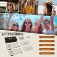 thumbnail image 7 of Sunier Round Polarized Trendy Sunglasses for Women Metal Frame Retro Shades-2 Pack, 7 of 7