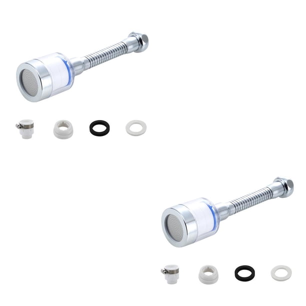 Monstrate Aireador de grifo de 360 grados de presión giratoria de aumento de la cabeza de agua ajustable lavable lavabo grifo burbujeador rociador Type1 NO1 Monstrate CBP185677