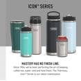 thumbnail image 3 of THERMOS ICON SERIES, aislante delgado para latas de bebidas, 12 onzas, granito, acero inoxidable aislado al aspiradora, 3 of 9