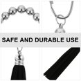 thumbnail image 2 of Shisuyan Accessoire de Rideau Noir 12 Pcs 5.5X1.6X0.2In Acier Inoxydable Faible Bruit Protection, 2 of 9