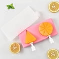 thumbnail image 1 of kurtrusly 2Pcs Cartoon Popsicle Molds Silicone Ice Cream Mould DIY Ice Pop Molds, 1 of 7