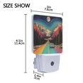 thumbnail image 4 of Yayeee LED Night Light for The Home Plug in With Light Sensors 2 Pack, Colorful Road, 4 of 6