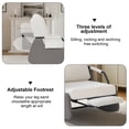 thumbnail image 2 of Rocking Recliner Chair with Footrest 3-Level Adjustable Backrest - for Nursery, Modern Foldable Living Room Armchair, Bedroom Rocker, 2 of 8