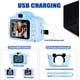 thumbnail image 5 of Cámara para niños: mini cámara digital recargable, videocámara fotográfica, regalo para niñas y niños de 3 a 12 años, con tarjeta 32G/1080P HD/funda de silicona resistente a los golpes, 5 of 5