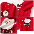 thumbnail image 7 of Lovskoo Toddler Baby Boy Girl Christmas Sweater Pullover Reindeer Snowman Sweatshirts Knit Tops for 2-7 Years Red, 7 of 7