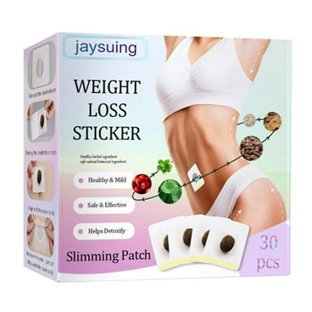 30&60 Pcs Weight Loss Patches Belly Slimming Patch Effective Detox Slimming  Belly Pellet