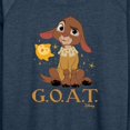 thumbnail image 3 of Disney Wish - Valentino The GOAT - Women's Lightweight French Terry Long Sleeve Shirt, 3 of 5