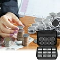 thumbnail image 5 of 96 Pieces 46mm Coin Capsules with Foam Gasket, Coin Holders for Coin Collection Supplies - Black Capsules, 5 of 7