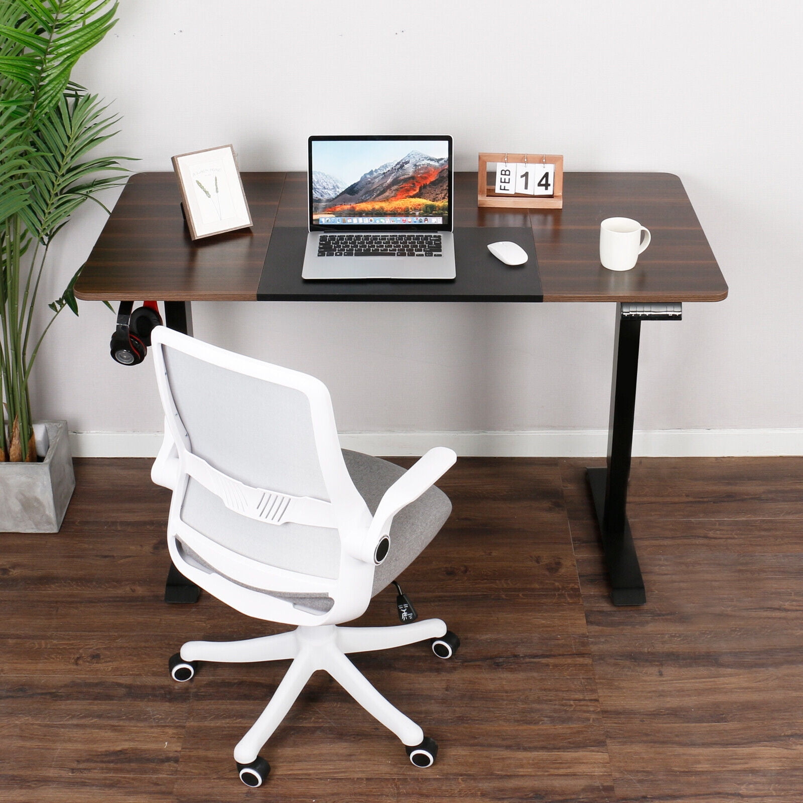 47in Electric Desk Office Adjustable Height Computer Table Task Lifting