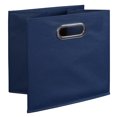 thumbnail image 5 of Niche Flip Flop 67" Square Folding Bookcase with Folding Fabric Bins- Cherry/Blue, 5 of 7