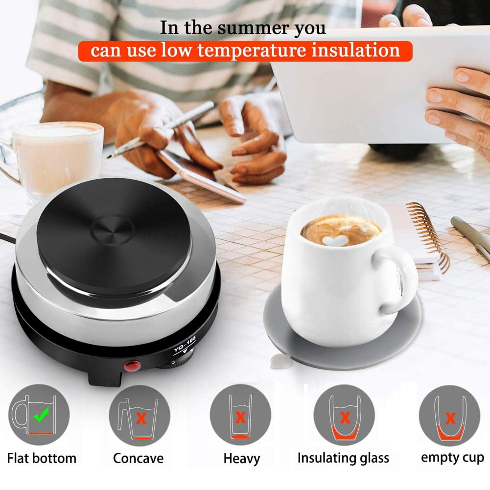 Mini Stove. Portable 500w Electric Mini Stove Hot Plate Multifunction Home Heater (Us Plug 110v), Suitable For Soup And Porridge, Hot Pot