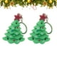 thumbnail image 3 of GOOHOCHY 2 uds llavero de árbol de Navidad con sonido de luz LED llavero creativo encantador colgante de cadena bolso de coche llavero para niños, 3 of 7