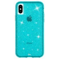 Case-Mate Sheer Crystal Hard Case for Apple iPhone Xs/X - Crystal Teal