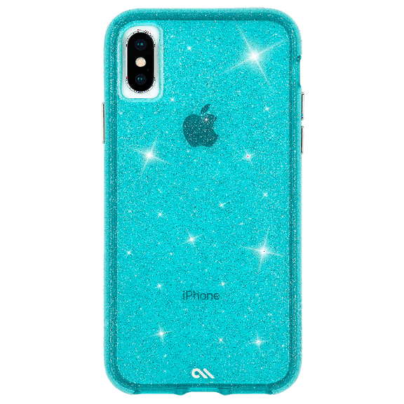 Case-Mate Sheer Crystal Hard Case for Apple iPhone Xs/X - Crystal Teal