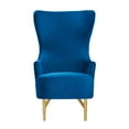 thumbnail image 5 of TOV Furniture Julia Navy Wingback Chair, 5 of 12