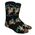 thumbnail image 1 of Don't Hurry, Be Happy Sloth Socks (Adult Large - Men's Shoe Sizes 8-12), 1 of 3