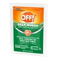 OFF! Deep Woods Insect Repellent Wipes, 1 Pack, 12 Count