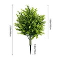 thumbnail image 3 of 26 Inch Artificial Cedar Topiary Ball Trees - UV Resistant Faux Plants with Ground Spike for Garden & Front Porch Decor(Boxwood), 3 of 6