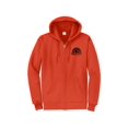 thumbnail image 1 of Gravity Outdoor Co. Zip-Up Hoodie - Orange - Black Logo - X-Large, 1 of 2
