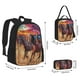 thumbnail image 2 of Balery a herd of horses Mochila escolar 3 en 1 para niños: mochila resistente con lonchera térmica y estuche para lápices. Mochila escolar para niños y niñas., 2 of 7