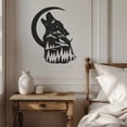 thumbnail image 4 of Violaura Wolf Metal Wall Art - Easy to Install Hanging Perfect for Home, Living Room Decor (12.0" x 9.6"), 4 of 8