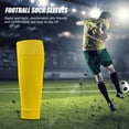 thumbnail image 5 of Football Socks Anti-friction Foot Protector Socks for Outdoor (Yellow Adult ), 5 of 7
