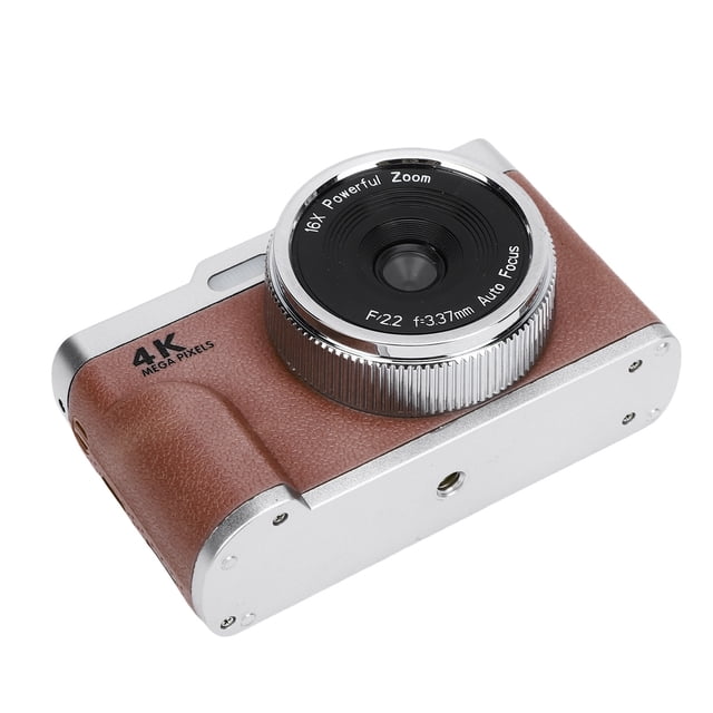 Cámara Digital, UHD 4K 48 MP, Zoom 16x, Cámara Digital Compacta Con Enfoque Automático Inteligente Y Estabilizador De Imagen, Tarjeta De Memoria De 32 GB, Cámara Compacta