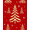 Red, Pattern 2, variant on ODIKA 8'x10' Machine Washable Non-Slip Area Rug, Festive Evergreen Motif Doorway Welcome High Traffic Rug, Red, 605584