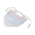 thumbnail image 5 of Unique Bargains 1 Pc French Lace Triangle Bandana Butterfly Turban Crochet Hair Scarf for Women Beige Blue, 5 of 5