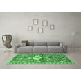thumbnail image 3 of Ahgly Company Indoor Rectangle Animal Emerald Green Traditional Area Rugs, 7' x 10', 3 of 4