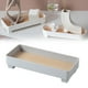 thumbnail image 4 of Bandeja de almacenamiento decorativa Bandeja decorativa Bandeja de servicio para baño y cocina Escritorio gris rectangular, 4 of 9