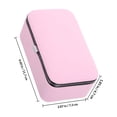 thumbnail image 2 of HAMPPLIES Organizador De Joyería Portátil Rosa Con Compartimentos Protectores Para Viaje, 2 of 8