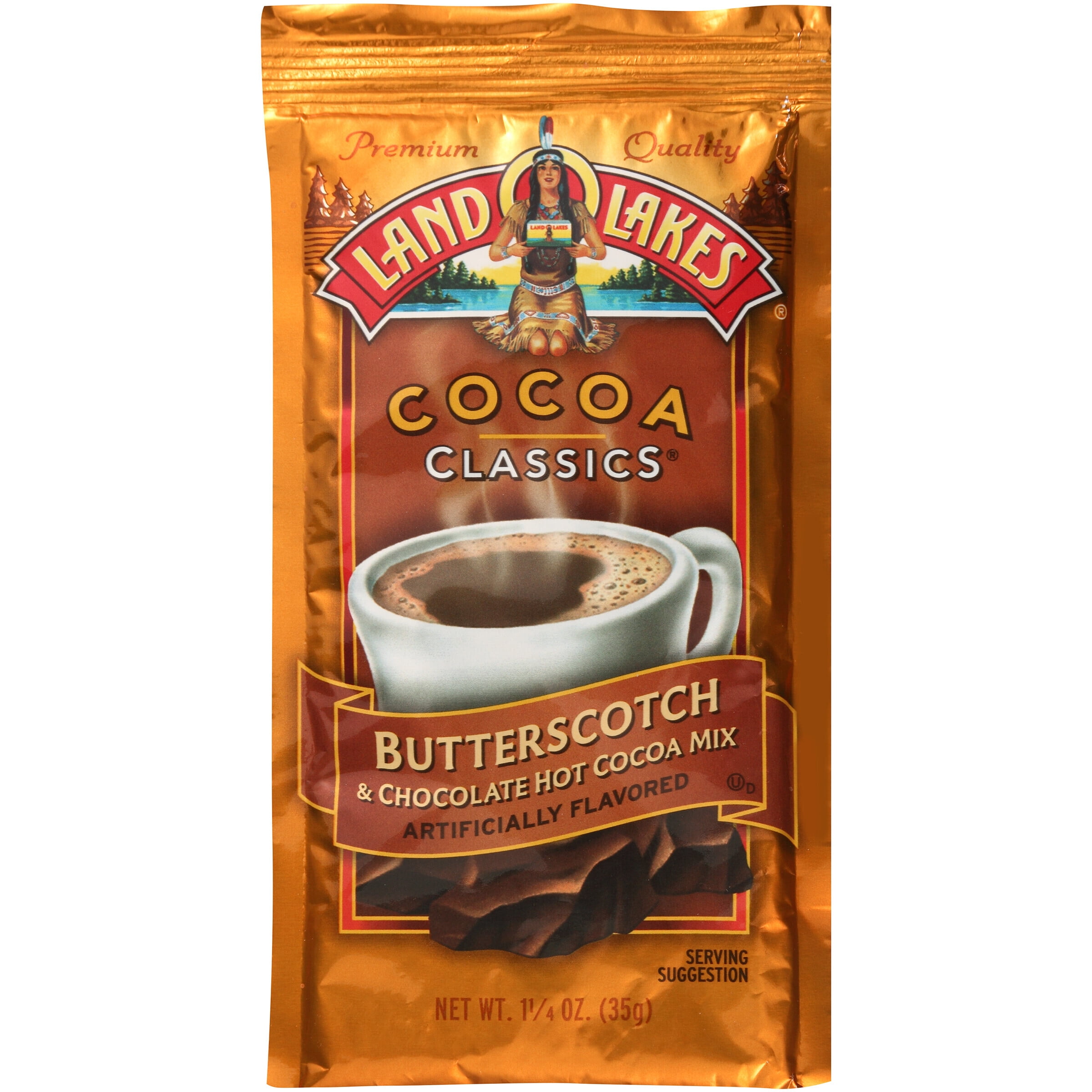 Land O'Lakes® Cocoa Classics® Butterscotch & Chocolate Hot Cocoa Mix 1. ...