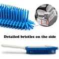 thumbnail image 5 of 2 cepillos de silicona para eliminar el pelo de mascotas en el coche, fundas para coches y alfombrillas, cepillo de limpieza para eliminar el pelo, masajeador de mascotas de goma, azul y verde., 5 of 5