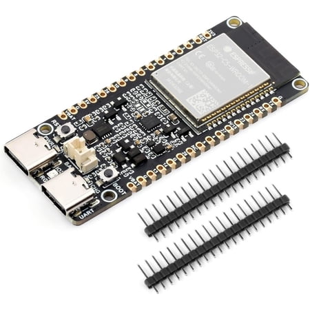 ESP32-C5 Dual-Band Wi-Fi 6 Development Board, 240MHz RISC-V Processor, ESP32-C5-WROOM-1 Series Module, Multi-Protocol RISC-V MCU, 32MB Flash and 8MB PSRAM, with Built-in Antenna