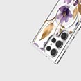 thumbnail image 4 of Samsung Galaxy S24 Ultra Clear Design Case - Purple Wildflower, 4 of 5