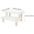 thumbnail image 4 of White Stair Shape Display Shelf for Storage Made of Synthetic Material and for Long Time Use, 4 of 5