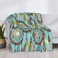 thumbnail image 4 of Throw Blanket for Couch - Boho Dreamcatcher 1 Soft Comfy Lightweight Cozy Warm Throw Blanket, Fuzzy Plush Flannel Blanket & Throws for Sofa and Bed All Season, 4 of 8
