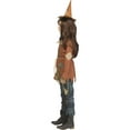 thumbnail image 3 of Fun World Kids' Scary Crow Scarecrow Costume - Size 14-16 - Brown, 3 of 4