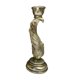 thumbnail image 3 of Portavelas candelabro centro de mesa decorativos cónicos portavelas adorno para chimenea, vacaciones, decoración de la sala de estar del hogar Plata Macarena Candelabros cónicos, 3 of 8