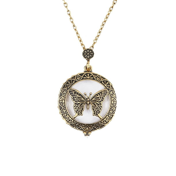 Necklace with hotsell magnifying glass pendant