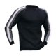 thumbnail image 1 of Camiseta de cuello redondo con contraste de color, camisa informal de punto con base holgada para hombre, camiseta de moda para hombre joven, 1 of 6