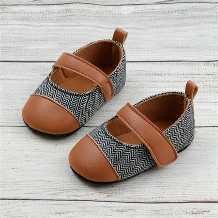 

Entyinea Toddler Kids Baby Girls Cute Canvas First Walk Casual Shoes Toddler Little Kid Big Brown 5