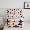 thumbnail image 4 of YST Cartoon Stars Down Comforter Twin Size 2Pcs,Red Blue Stars Bedding Set For Adult Teens,Colorful Galaxy Stars Comforter Set,Starry Sky Pattern Quilt Set For All Season,2Pcs, 4 of 5