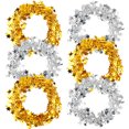 thumbnail image 4 of 6Pcs Christmas Tinsel Star Garlands Star String Garlands Sparkly Star Wire Garlands, 4 of 7