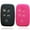 black and pink, variant on Dobrev 5 Buttons Silicone Smart Key Case Rubber Cover Skin Fob Holder for Land Rover Range Rover Evoque Sport Vogue Discovery Freelander Remote Key (Black)