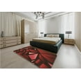 thumbnail image 4 of Ahgly Company Indoor Rectangle Patterned DarkRed Area Rugs, 5' x 8', 4 of 6