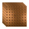 thumbnail image 1 of FASÄDE Dome Decorative Vinyl 2ft x 2ft Lay in Ceiling Panel in Oil Rubbed Bronze (5 Pack), 1 of 5