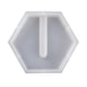 thumbnail image 2 of Molde de silicona para jarrón, estación de propagación de plantas para molde de resina para hidroponía Hexágono, 2 of 9
